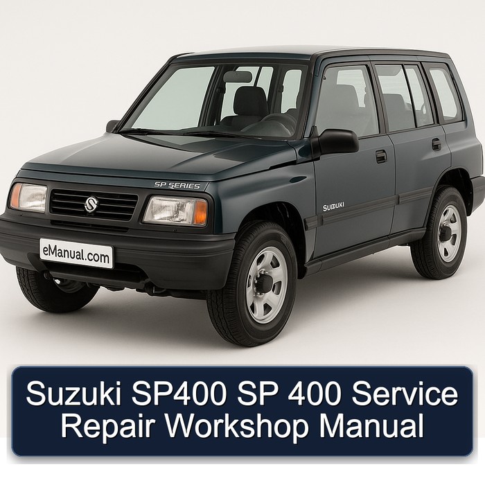 Suzuki SP400 SP 400 Service Repair Workshop Manual