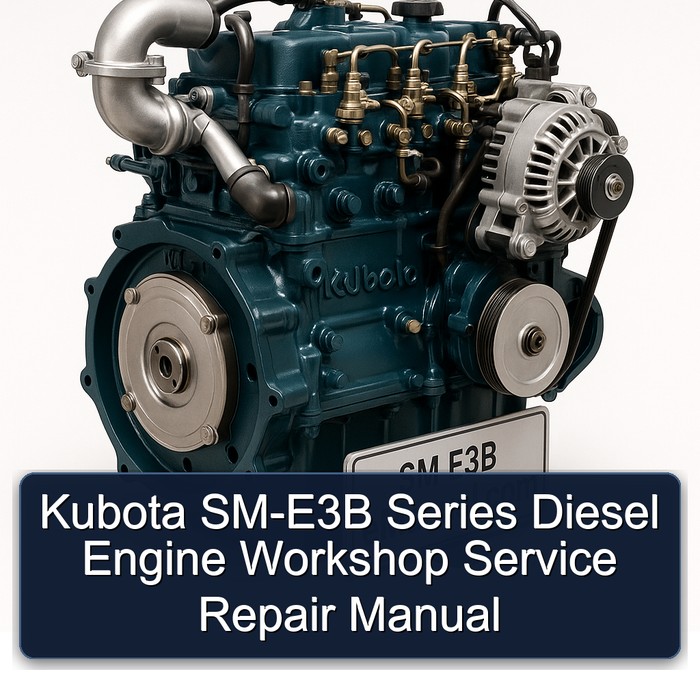 Kubota SM-E3B Series Diesel Engine Workshop Service Repair Manual