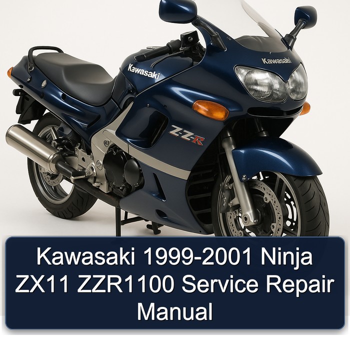 Kawasaki 1999-2001 Ninja ZX11 ZZR1100 Service Repair Manual