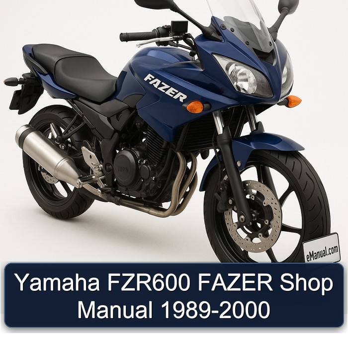 Yamaha FZR600 FAZER Shop Manual 1989-2000