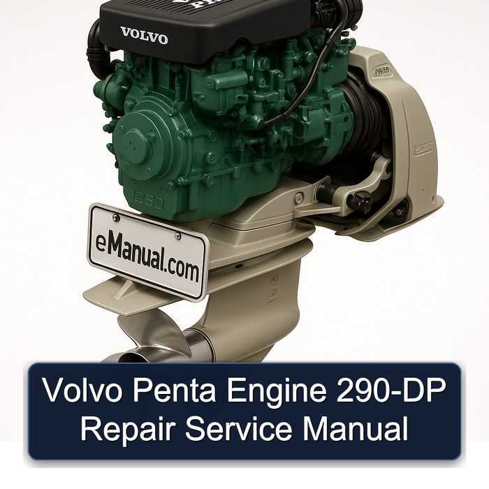Volvo Penta Engine 290-DP Repair Service Manual