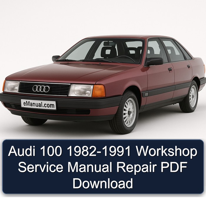 Audi 100 1982-1991 Workshop Service Manual Repair PDF Download