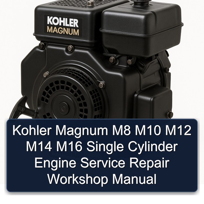Kohler Magnum Einzylinder-Motor Service- und Reparaturhandbuch