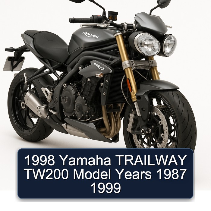 1998 Yamaha TRAILWAY TW200 Model Years 1987 1999