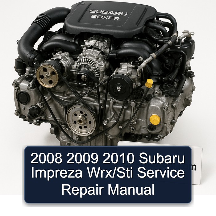 2008 2009 2010 Subaru Impreza Wrx/Sti Service Repair Manual 