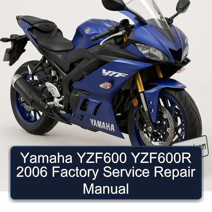 Yamaha YZF600 YZF600R 2006 Factory Service Repair Manual