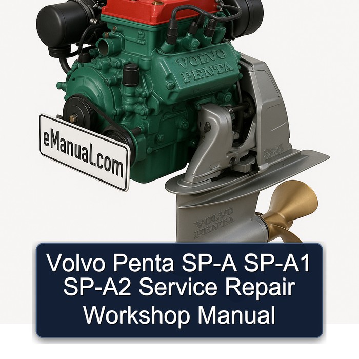 Volvo Penta SP-A SP-A1 SP-A2 Service Repair Workshop Manual
