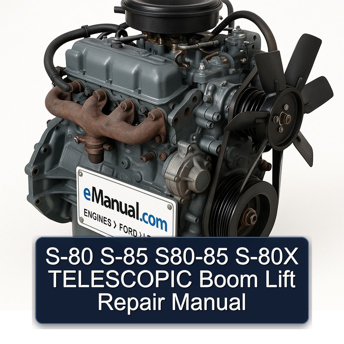 S-80 S-85 S80-85 S-80X TELESCOPIC Boom Lift Repair Manual