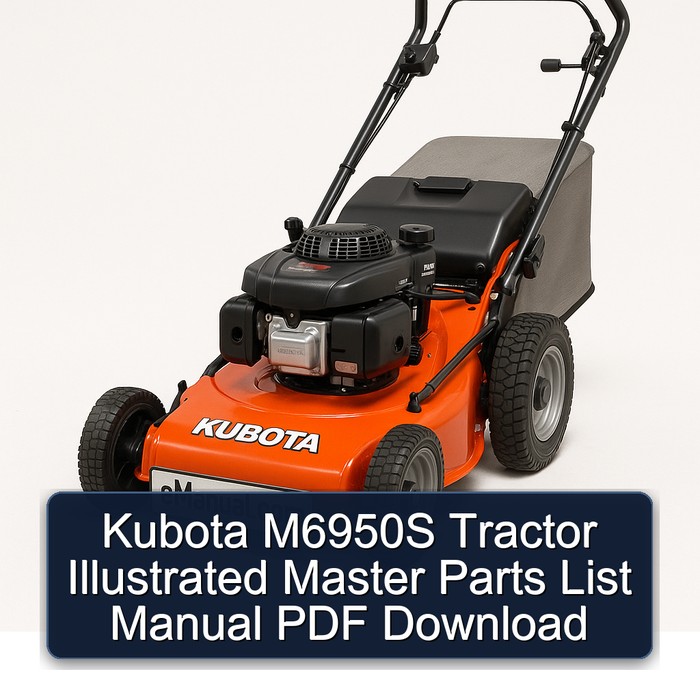 Manual de Partes Ilustrado para Tractor Kubota M6950S (PDF)