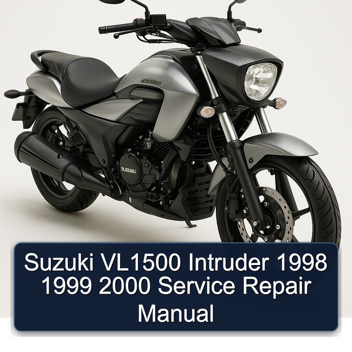 Suzuki VL1500 Intruder 1998 1999 2000 Manual de servicio y reparación