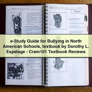 E-Study Guide for Bullying in North American Schools Textbook by Dorothy L. Espelage-Cram101 Textbook Reviews PDF Download