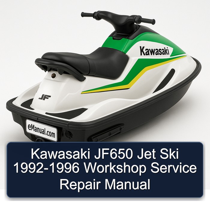 Kawasaki JF650 Jet Ski 1992-1996 Workshop Service Repair Manual