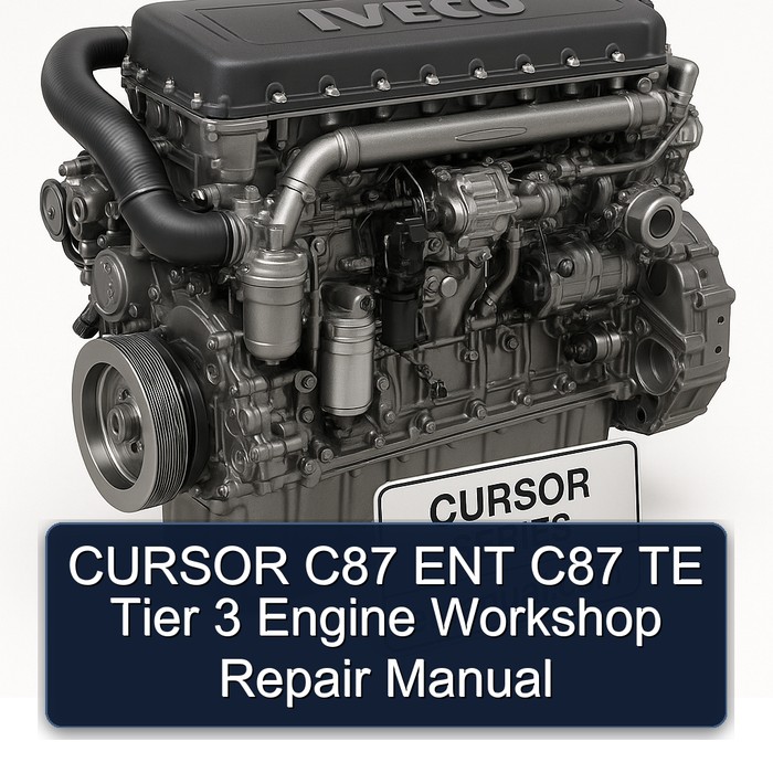 CURSOR C87 ENT C87 TE Tier 3 Engine Workshop Repair Manual