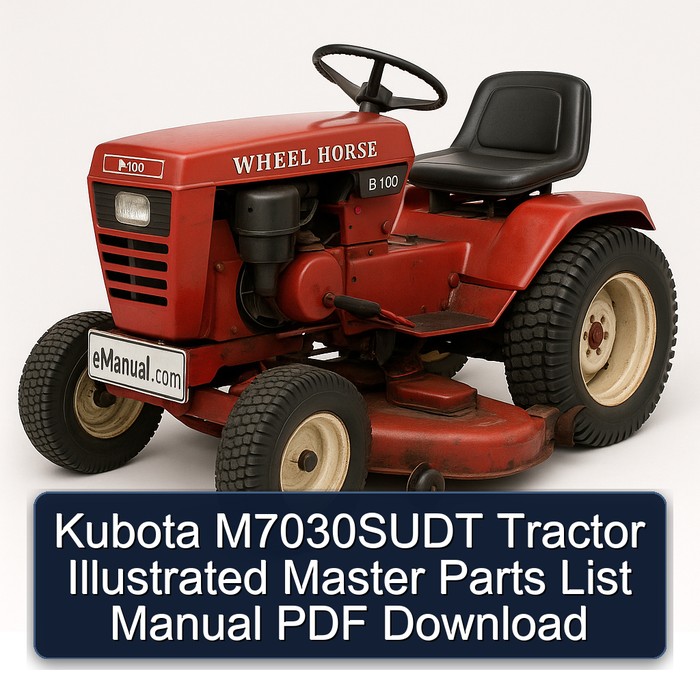 Manual de Piezas Ilustrada para Tractor Kubota M7030SUDT (PDF)