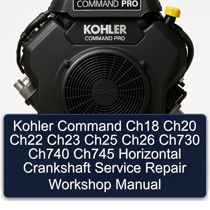 Kohler Command Motoren - Service- und Reparaturhandbuch (Horizontalwelle)