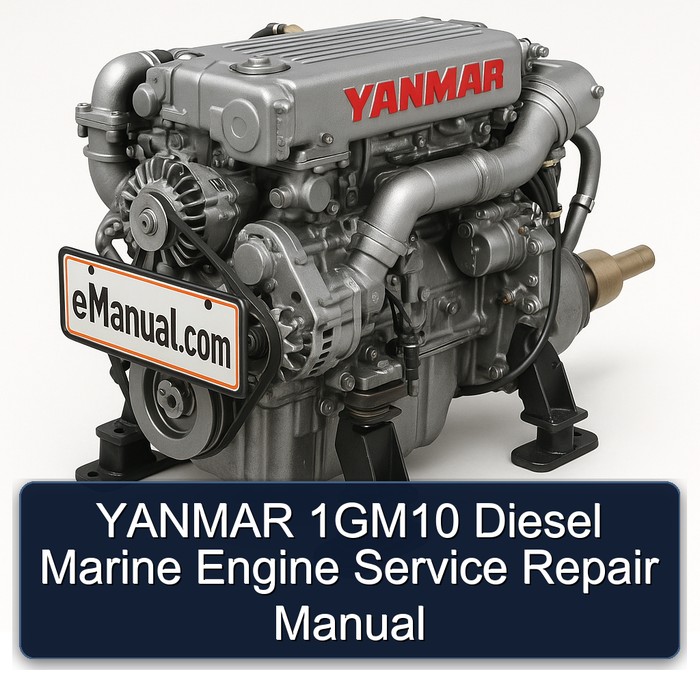 YANMAR 1GM10 Diesel Marine Engine Manual de servicio y reparación
