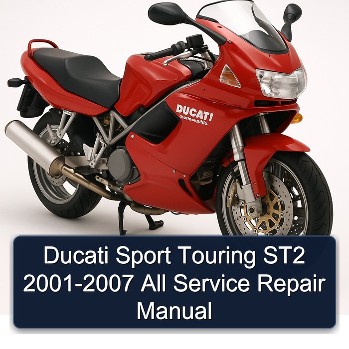 Ducati Sport Touring ST2 2001-2007 All Manual de servicio y reparación