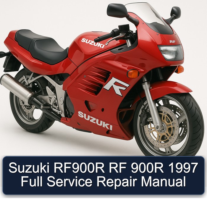 Suzuki RF900R RF 900R 1997 Full Manual de servicio y reparación