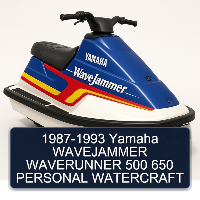 1987-1993 Yamaha WAVEJAMMER WAVERUNNER 500 650 PERSONAL WATERCRAFT