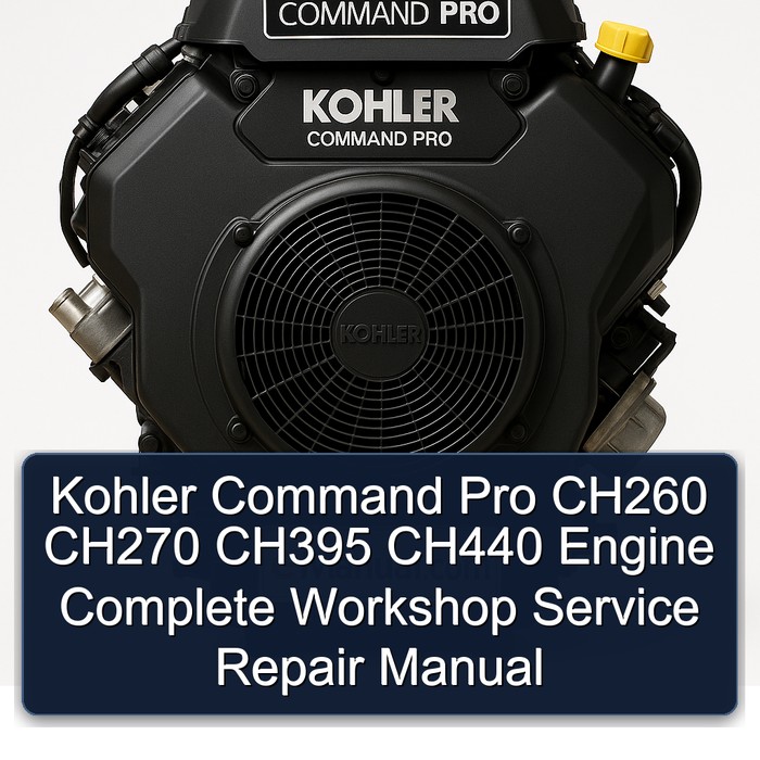 Kohler Command Pro CH260 CH270 CH395 CH440 Engine Complete Workshop Service Repair Manual
