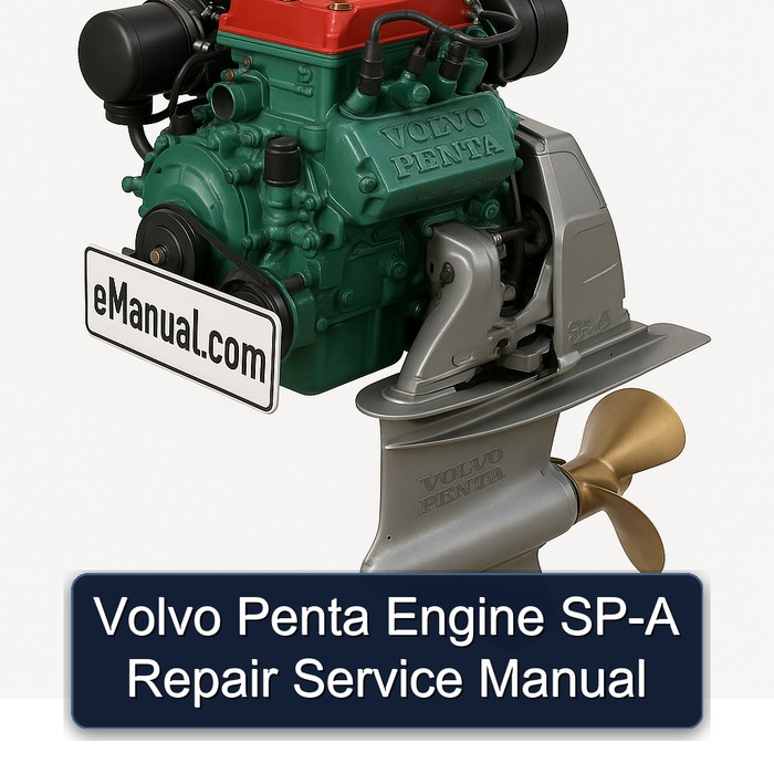 Volvo Penta Engine SP-A Repair Service Manual