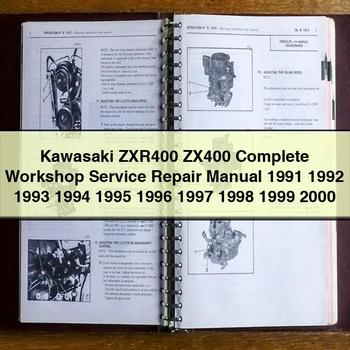 Kawasaki ZXR400 ZX400 Workshop Service Repair Manual PDF Download
