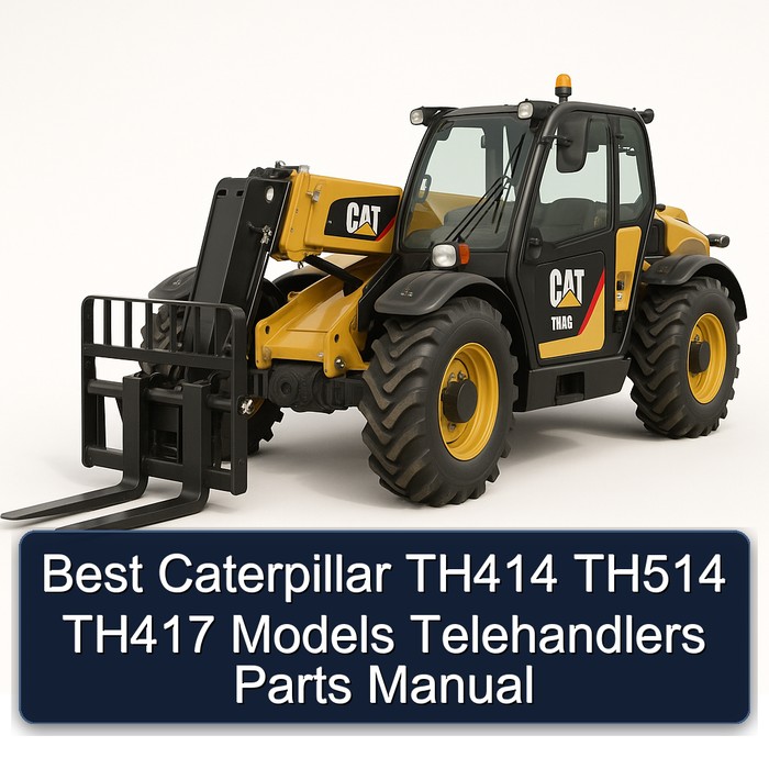 Best Caterpillar TH414 TH514 TH417 Models Telehandlers Parts Manual