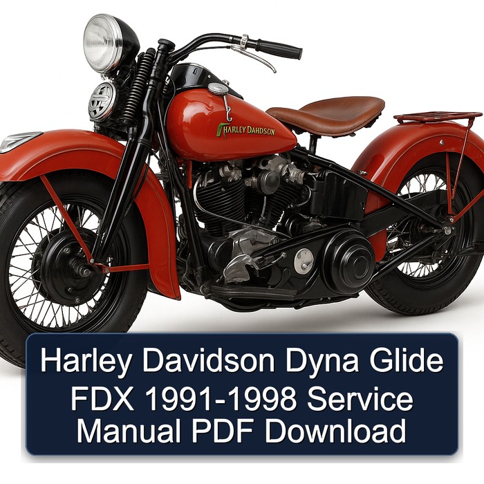 Harley Davidson Dyna Glide FDX 1991-1998 Service Manual PDF Download
