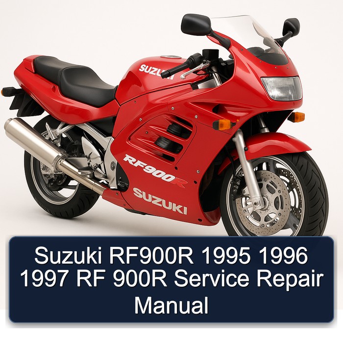 Suzuki RF900R 1995 1996 1997 RF 900R Manual de servicio y reparación