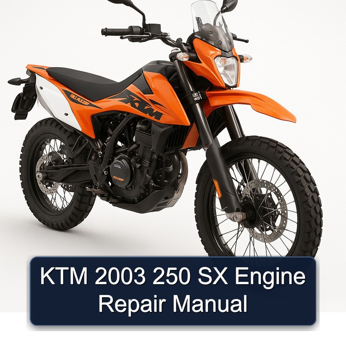 KTM 2003 250 SX Engine Repair Manual