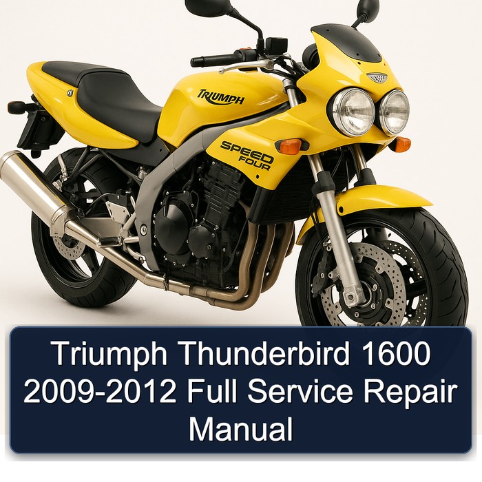 Triumph Thunderbird 1600 2009-2012 Full Manual de servicio y reparación