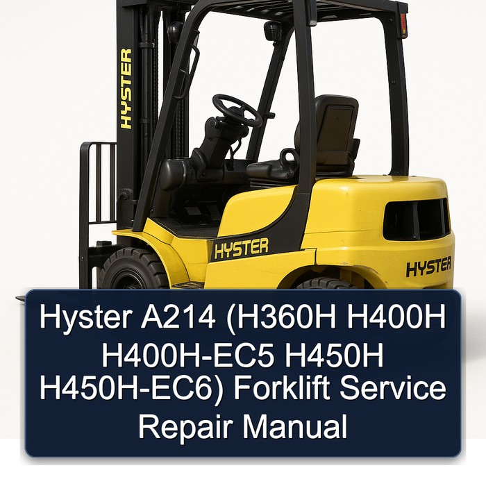 Hyster A214 Gabelstapler Service- und Reparaturhandbuch
