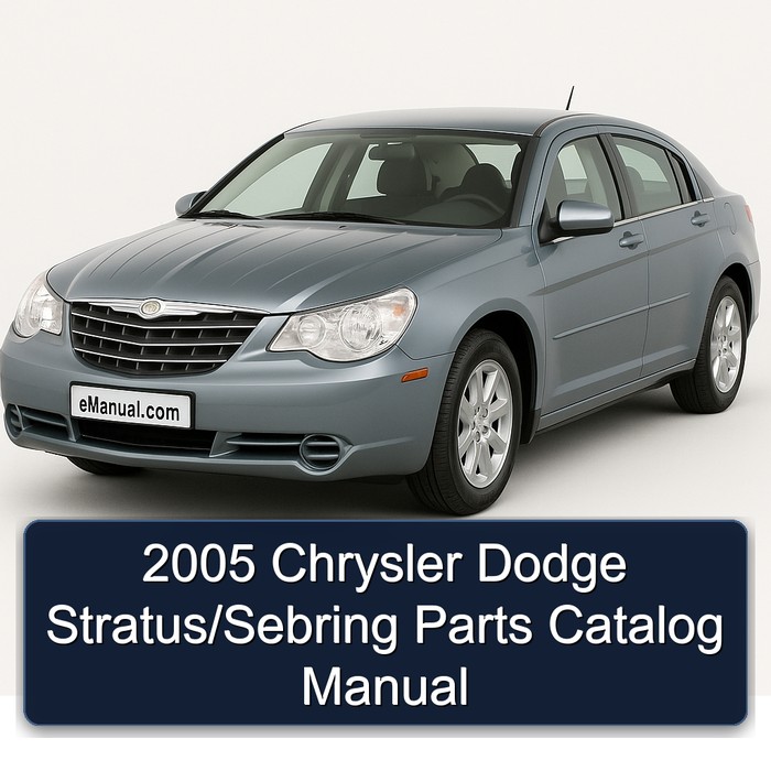2005 Chrysler Dodge Stratus/Sebring Parts Catalog Manual