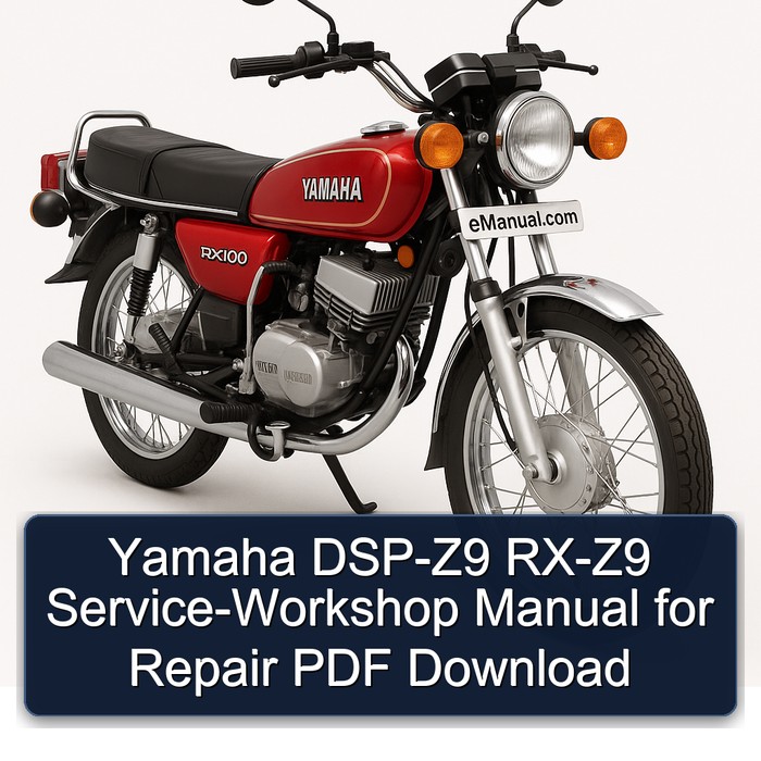 Yamaha DSP-Z9 RX-Z9 Service-Workshop Manual for Repair PDF Download
