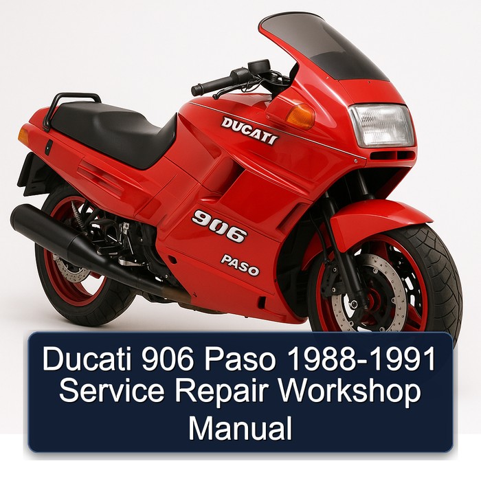 Ducati 906 Paso 1988-1991 Service Repair Workshop Manual