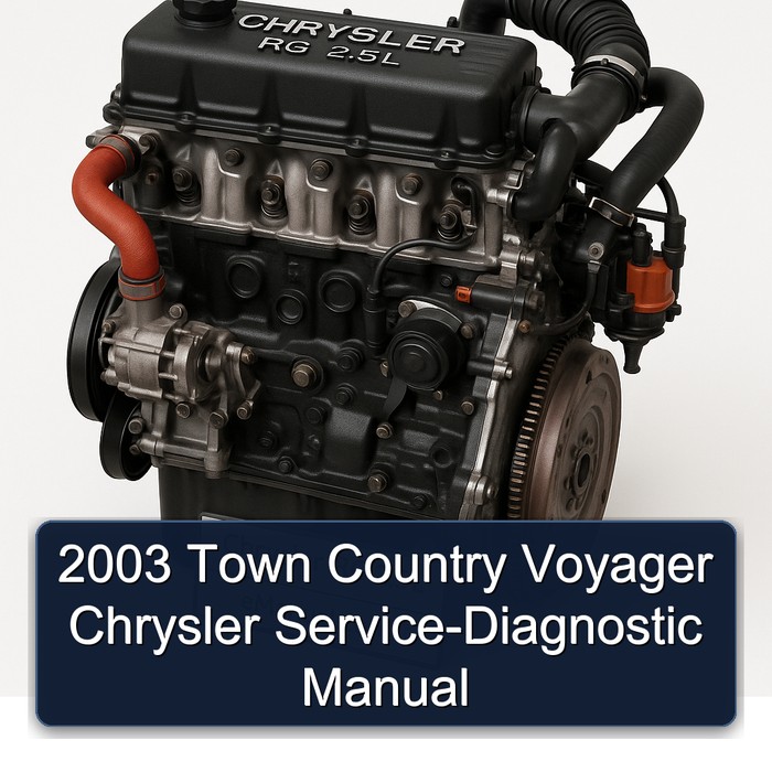 2003 Town Country Voyager Chrysler Service-Diagnostic Manual 