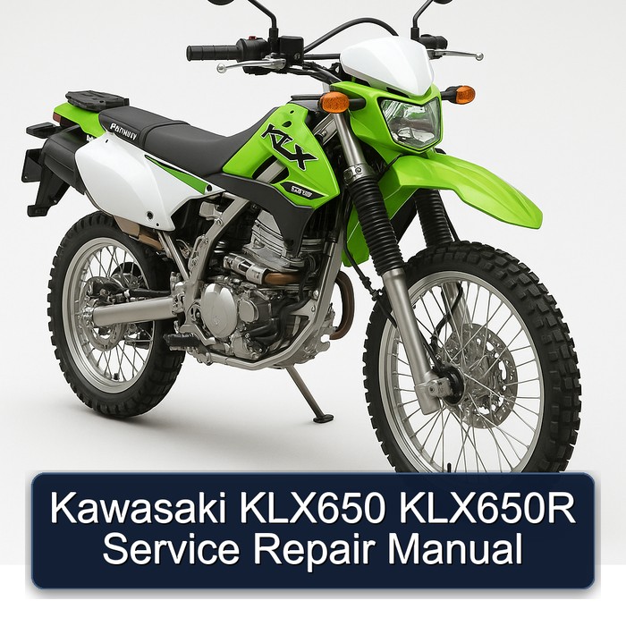 Kawasaki KLX650 KLX650R Manual de servicio y reparación