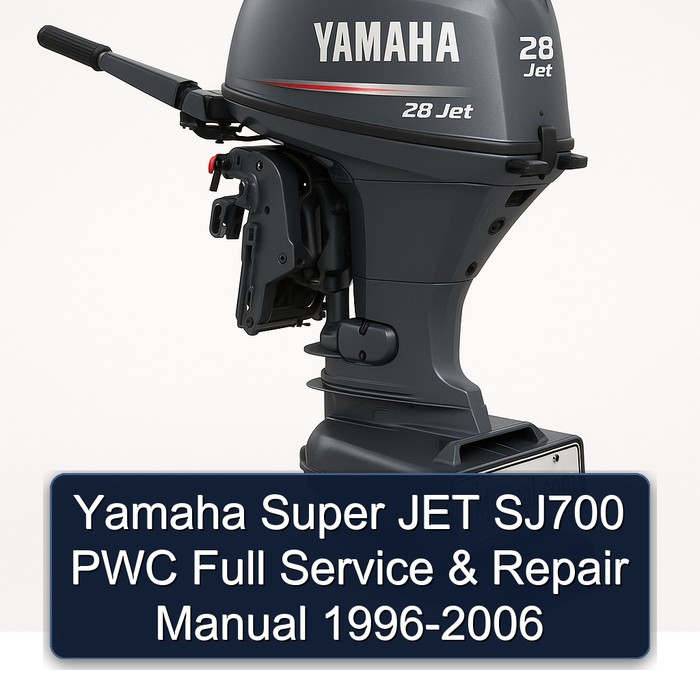 Yamaha Super JET SJ700 PWC Full Service & Repair Manual 1996-2006