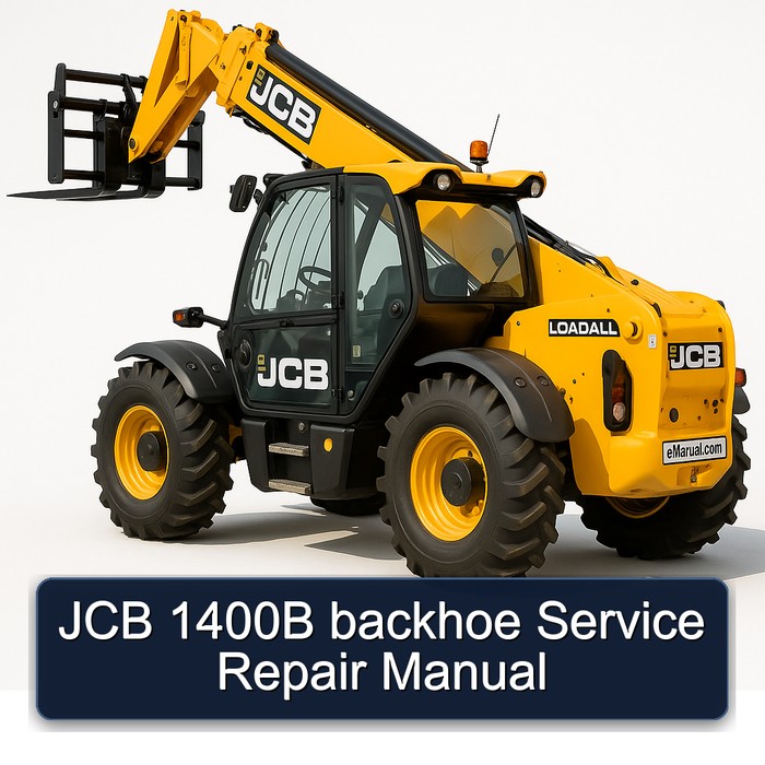 JCB 1400B backhoe Service Repair Manual 