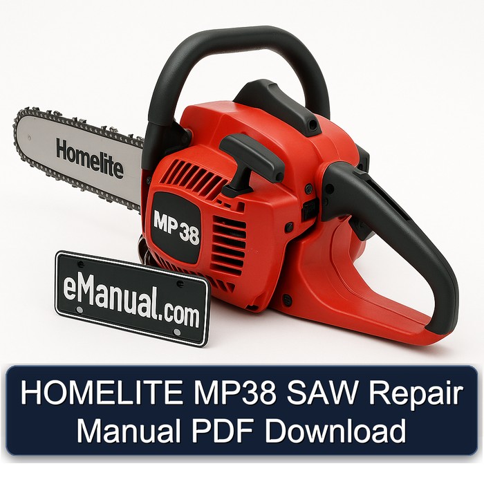 Homelite MP38 Saw Workshop Service Repair Manual PDF Download