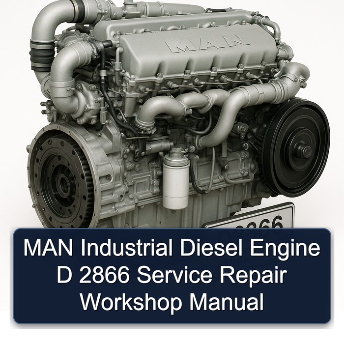 MAN Industrial Diesel Engine D 2866 Service Repair Workshop Manual 