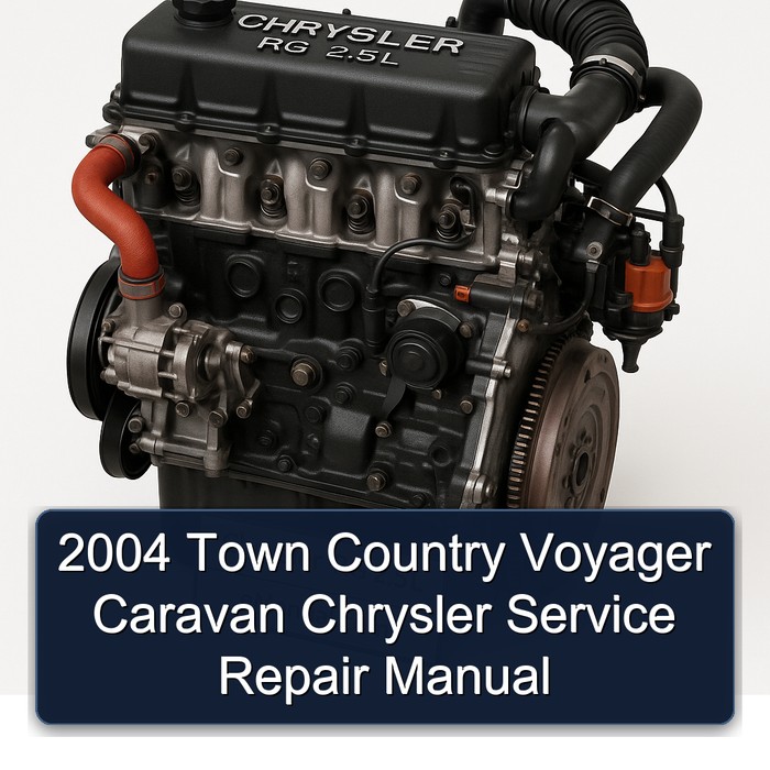 2004 Town Country Voyager Caravan Chrysler Service Repair Manual 