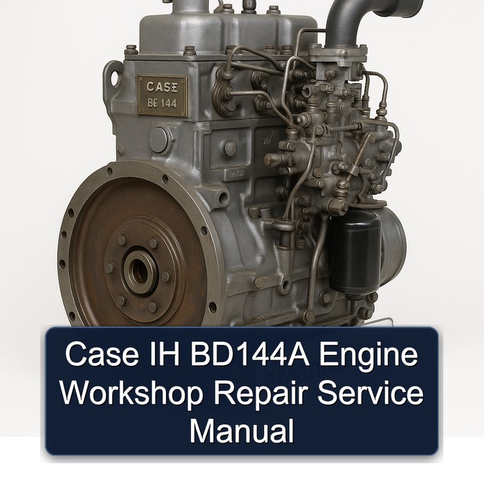 Case IH BD144A Engine Workshop Repair Service Manual