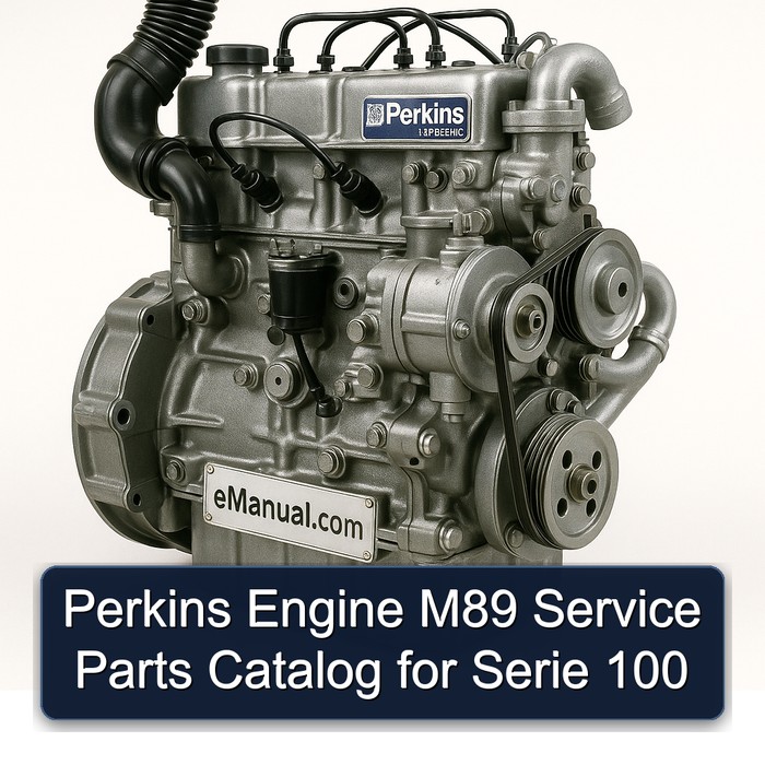 Perkins Engine M89 Service Parts Catalog for Serie 100