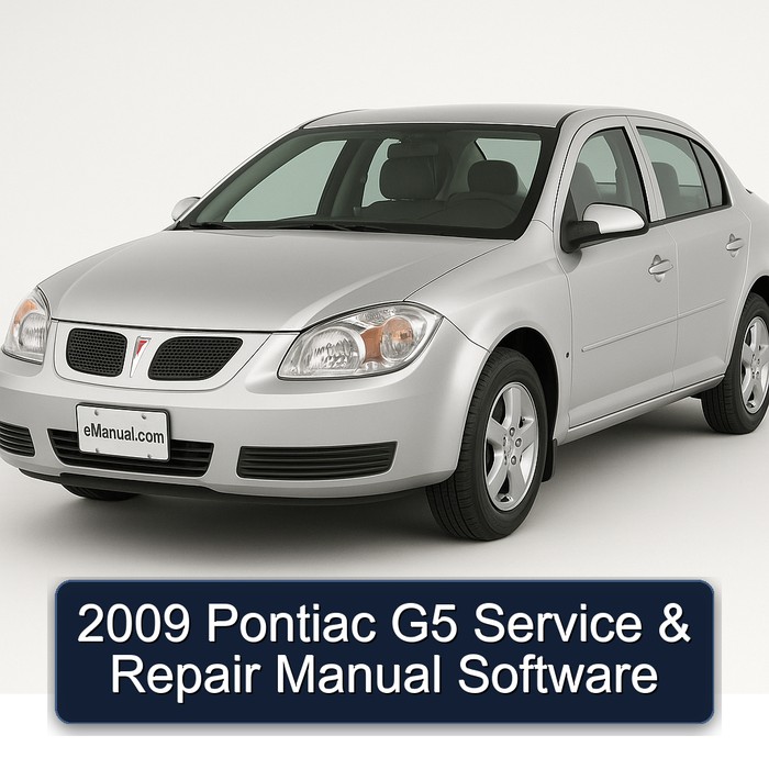 2009 Pontiac G5 Service & Repair Manual Software
