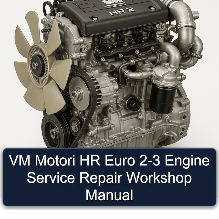 Manual de Reparación y Servicio del Motor HR Euro 2-3 de VM Motori
