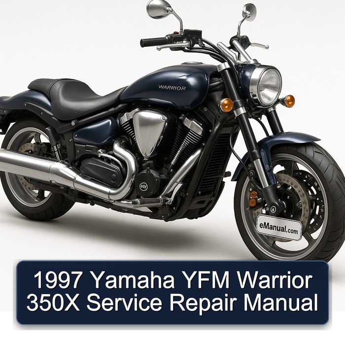 1997 Yamaha YFM Warrior 350X Manual de servicio y reparación
