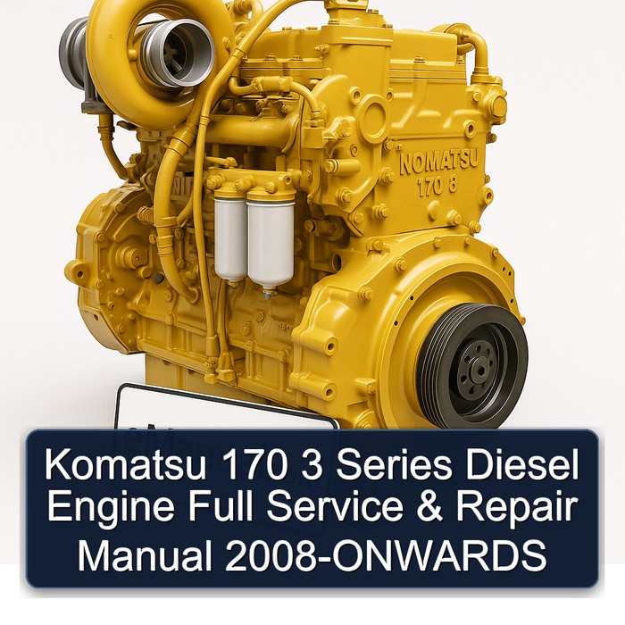 Manual de Servicio y Reparación Completo Komatsu 170 Serie 3 Motor Diésel (2008 en adelante)