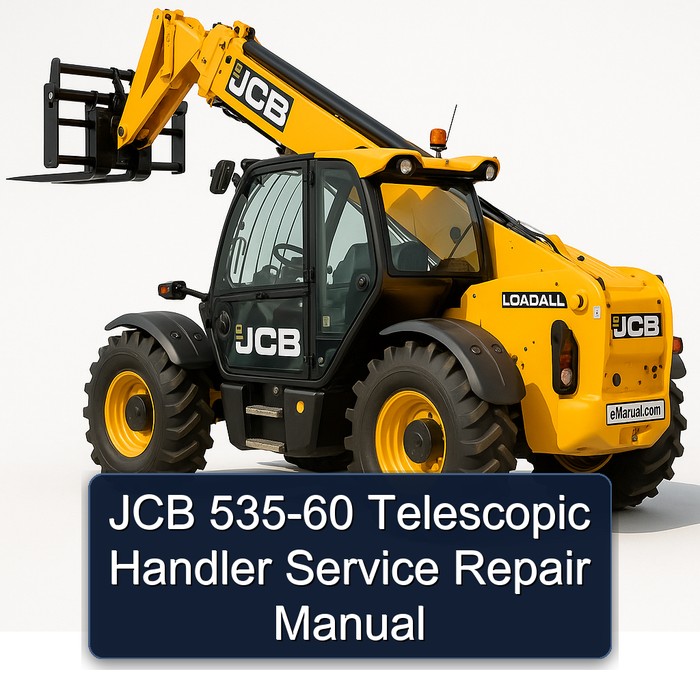 JCB 535-60 Telescopic Handler Service Repair Manual 