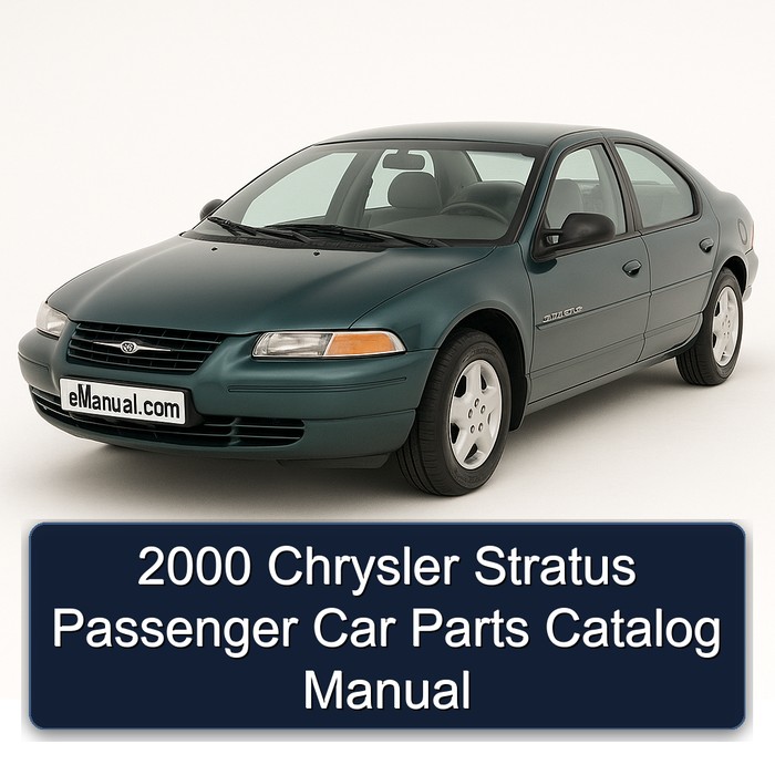 2000 Chrysler Stratus Passenger Car Parts Catalog Manual 